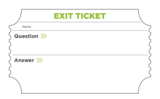 3 Simple Exit Tickets to Boost Student Comprehension - The Art of Education  University
